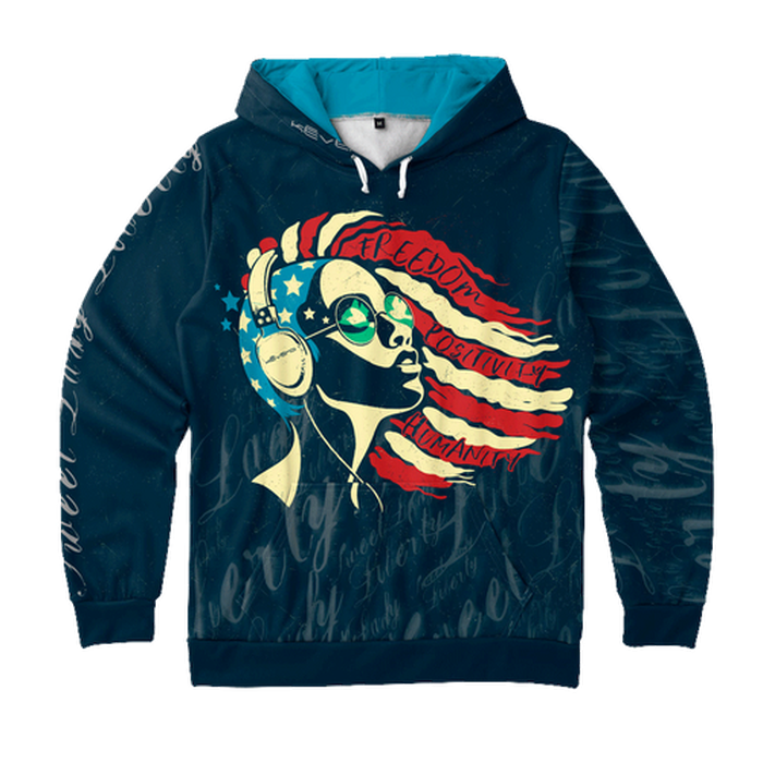 Kēvens black hoodie